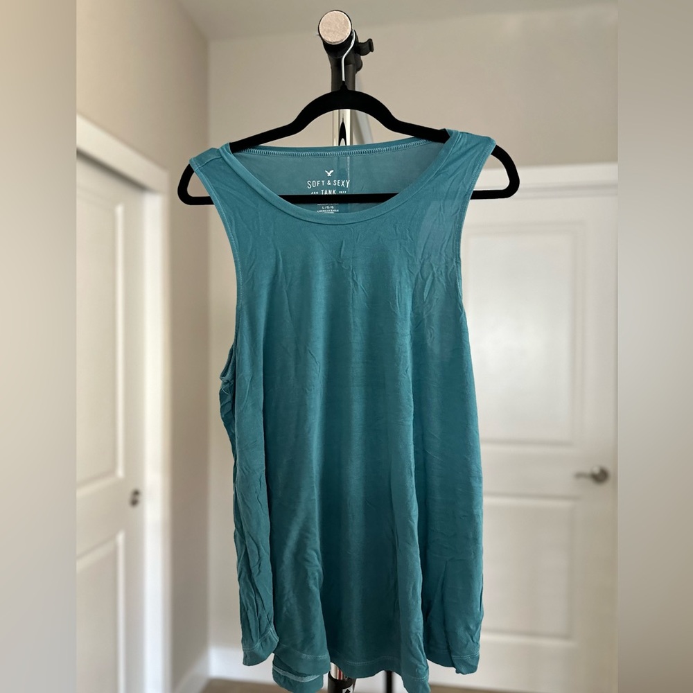 Women’s American Eagle Soft & Sexy Sleeves Tank ~ Size L